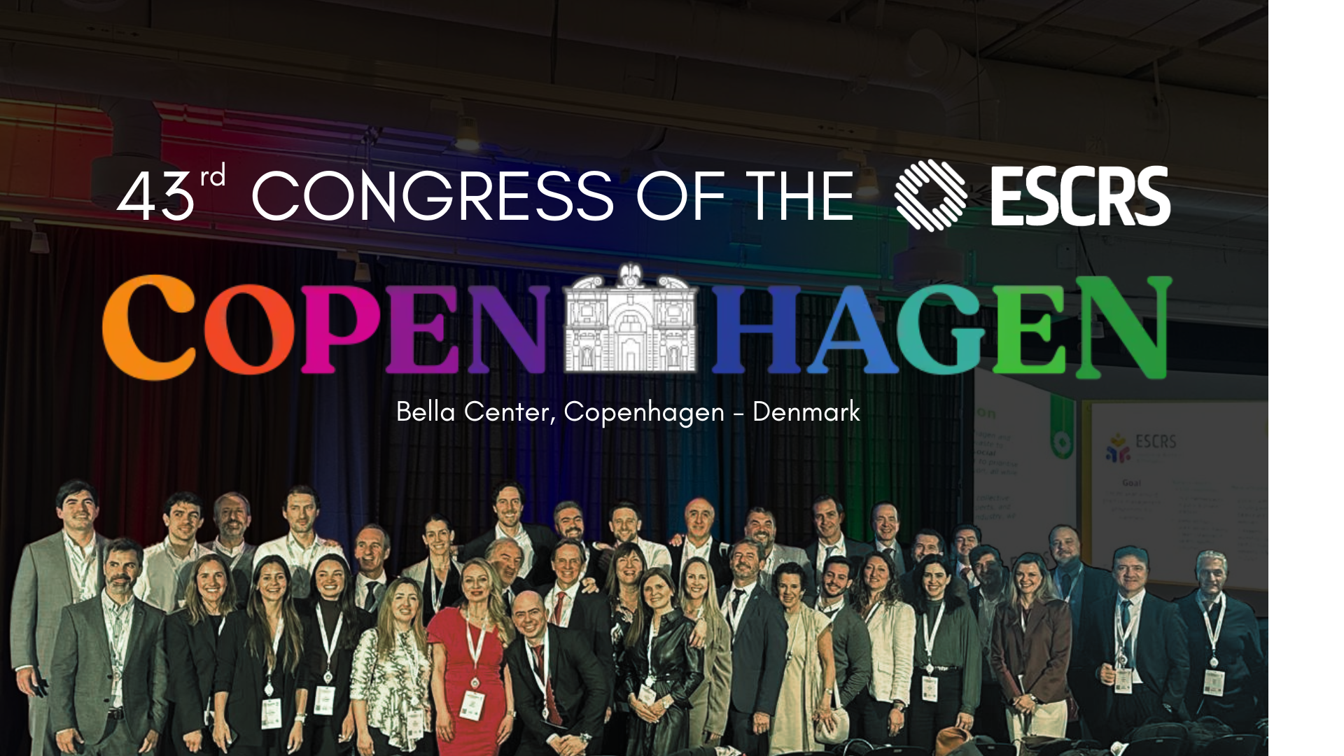 Dr. Pablo Andersson en el Congreso ESCRS Copenhague 2025 - Sociedad Europea de Cirujanos de Catarata y Refractiva